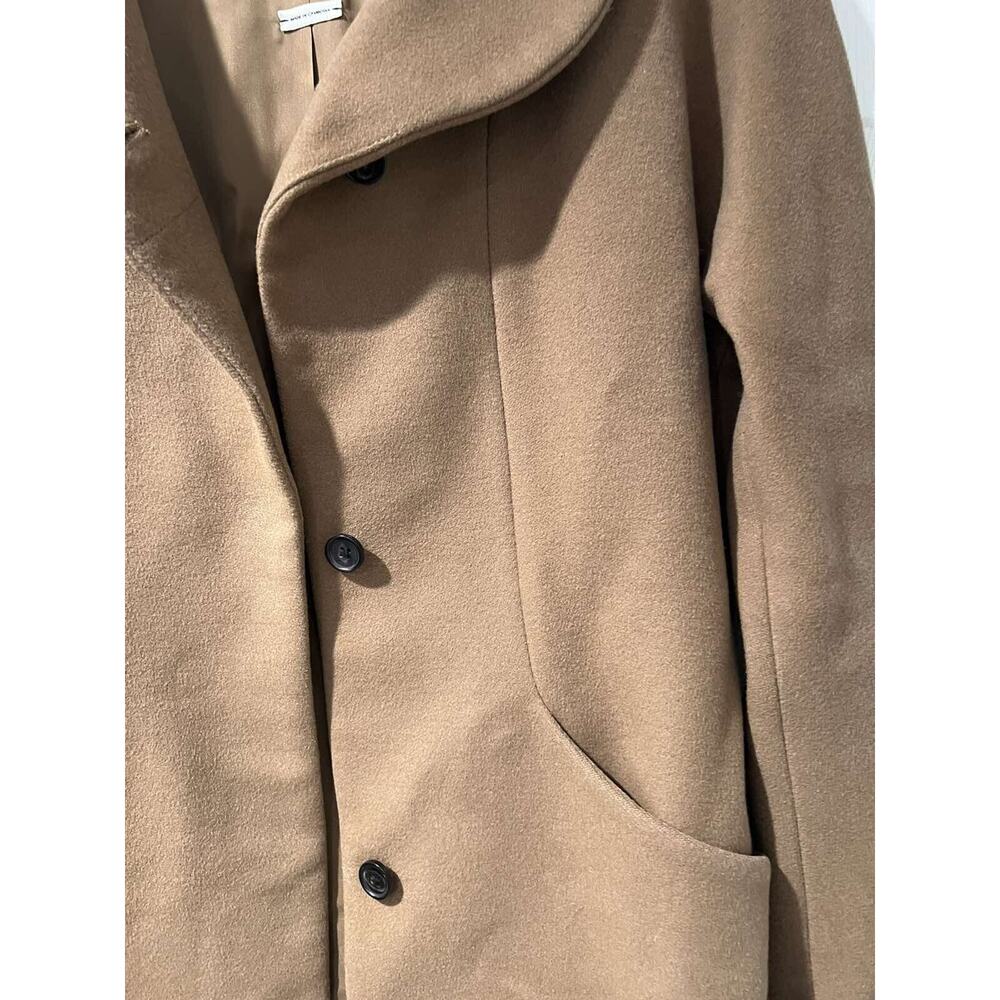 Aritzia Wilfred Wool and Cashmere Women Coat Brown Camel Size X-Small A001712 - Picture 4 of 10